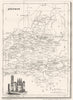 AVEYRON. Aveyron. Département  1835 old antique vintage map plan chart