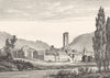 AVEYRON. Milhau 1835 old antique vintage print picture