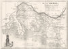 BOUCHES-DU-RHÔNE. Bouches-Du-Rhone. Rhône. Département  1835 old antique map