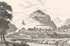 CANTAL. Murat 1835 old antique vintage print picture