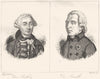 CANTAL. De Belloy; De Pradt 1835 old antique vintage print picture