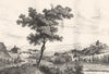 CANTAL. Aurillac 1835 old antique vintage print picture