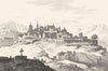 CANTAL. Salers 1835 old antique vintage print picture