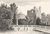 CHARENTE. Abbaye de la Couronne 1835 old antique vintage print picture