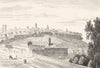 CHARENTE. College de la Marine, à Angoulême 1835 old antique print picture