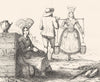 CHARENTE-MARITIME. Inférieure. Femmes de Rochefort 1835 old antique print