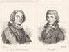 CHARENTE-MARITIME. Inférieure. De Galissonnière; Baudin 1835 old antique print