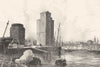 CHARENTE-MARITIME. Inférieure. Port de La Rochelle 1835 old antique print
