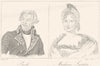 CORSICA. Paoli Madame Laetitia 1835 old antique vintage print picture