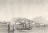 CORSE (CORSICA) -DU-SUD. Ajaccio 1835 old antique vintage print picture