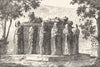 CÔTE-D'OR. Tombeau de Philippe Pot 1835 old antique vintage print picture