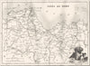 CÔTES-D'ARMOR. Cotes-Du-Nord. Département  1835 old antique map plan chart