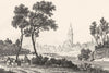 CÔTES-D'ARMOR. Cotes-Du-Nord. Lamballe 1835 old antique vintage print picture