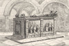 DORDOGNE. Monument des Ducs de Biron 1835 old antique vintage print picture