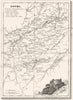 DOUBS. Doubs. Département  1835 old antique vintage map plan chart