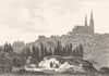 EURE-ET-LOIR. Chartres 1835 old antique vintage print picture