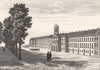 FINISTÈRE. Quartier d'Artillerie de marine Brest 1835 old antique print