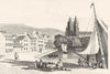 FINISTÈRE. Quimper-Corentin 1835 old antique vintage print picture