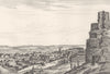 GARD. Nismes 1835 old antique vintage print picture