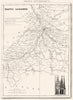 HAUTE-GARONNE. Département de la Haute-Garonne 1835 old antique map plan chart