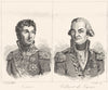 GERS. Lannes; Villaret de Joyeuse 1835 old antique vintage print picture
