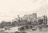 GERS. Auch 1835 old antique vintage print picture