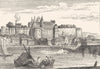 INDRE-ET-LOIRE. Chateau d'Amboise 1835 old antique vintage print picture