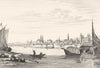 INDRE-ET-LOIRE. Tours 1835 old antique vintage print picture