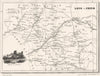 LOIR-ET-CHER. Département de Loir-et-Cher 1835 old antique map plan chart