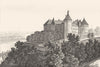 LOIR-ET-CHER. Chateau de Chaumont 1835 old antique vintage print picture