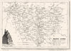 HAUTE-LOIRE. Département de la Haute-Loire 1835 old antique map plan chart
