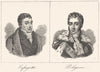 HAUTE-LOIRE. Lafayette; Polignac 1835 old antique vintage print picture