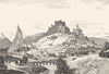 HAUTE-LOIRE. Le Puy 1835 old antique vintage print picture
