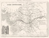 LOIRE-ATLANTIQUE. Loire-Inférieure.  Département 1835 old map chart