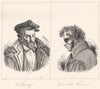 LOIRET. Coligny; Girodet Trioson 1835 old antique vintage print picture