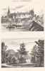 LOIRET. Gien; Source du Loiret 1835 old antique vintage print picture