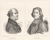 LOT. Dubois; Fénélon 1835 old antique vintage print picture