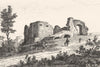 LOT. Cirque des Cadurques 1835 old antique vintage print picture