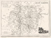 LOT-ET-GARONNE. Département du Lot-et-Garonne 1835 old antique map plan chart