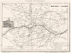 MAINE-ET-LOIRE. Département de Maine-et-Loire 1835 old antique map plan chart