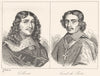 MARNE. Colbert; Card de Retz 1835 old antique vintage print picture