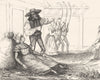 MAYENNE. Costumes de la Mayenne 1835 old antique vintage print picture