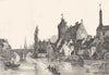 MAYENNE. Laval 1835 old antique vintage print picture