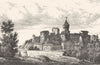 MEURTHE-ET-MOSELLE. Château de Prény 1835 old antique vintage print picture