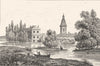 MEUSE. St. Martin de Sorcy 1835 old antique vintage print picture