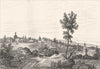 MEUSE. Bar-le-Duc 1835 old antique vintage print picture
