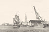 MORBIHAN. Port de Lorient 1835 old antique vintage print picture