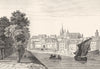MORBIHAN. Vannes 1835 old antique vintage print picture