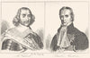 MOSELLE. A. Fabert; Barbé Marbois 1835 old antique vintage print picture