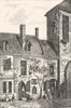 NIÈVRE. Maison de Maître Adam 1835 old antique vintage print picture